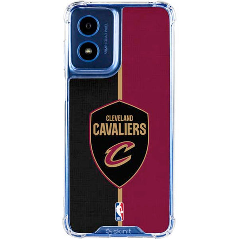 NBA Cleveland Cavaliers Canvas Moto G 5G (2024) Clear Case